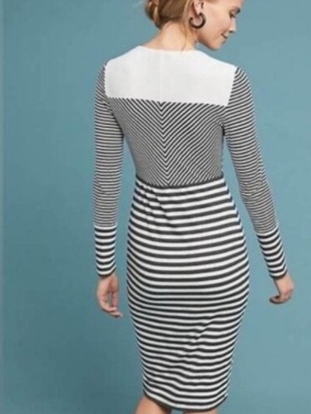 Anthropologie Bailey 44 Edith Striped Dress S NWT